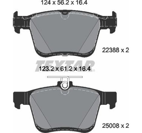 Set placute frana Spate AUDI A3. Q2. TT. SEAT ATECA. LEON. LEON SC. LEON ST. SKODA KAROQ. VW GOLF ALLTRACK VII. GOLF SPORTSVAN V