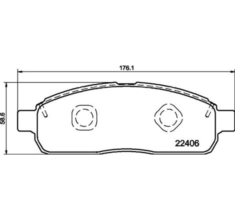 Set placute frana Fata FORD USA F-150. LINCOLN MARK LT 4.2-5.4ALK 09.03- - Textar-2240601