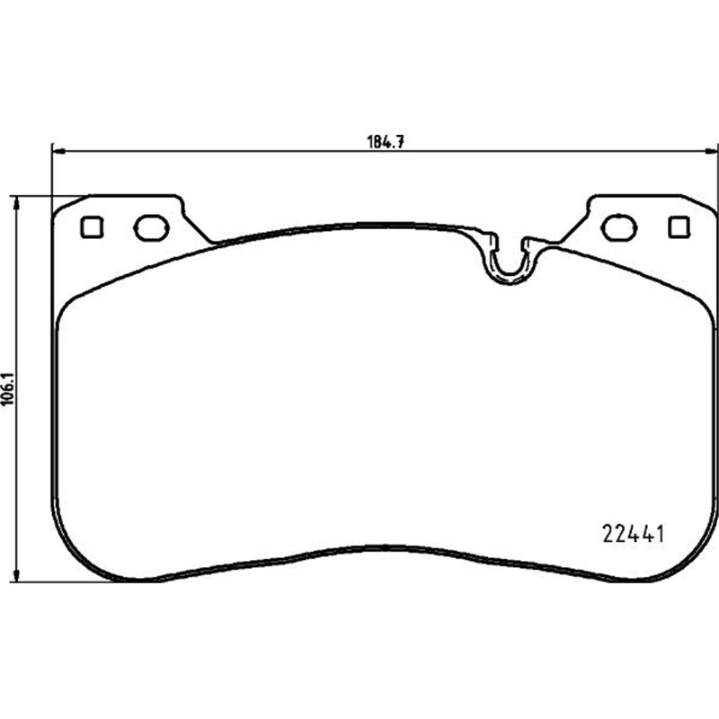 Set placute frana Fata BMW 4 G22. G82. 4 G23. G83. 5 G30. F90. 8 G14. F91. 8 G15. F92. 8 GRAN COUPE G16. F93. X5 G05. F95. X6 G0
