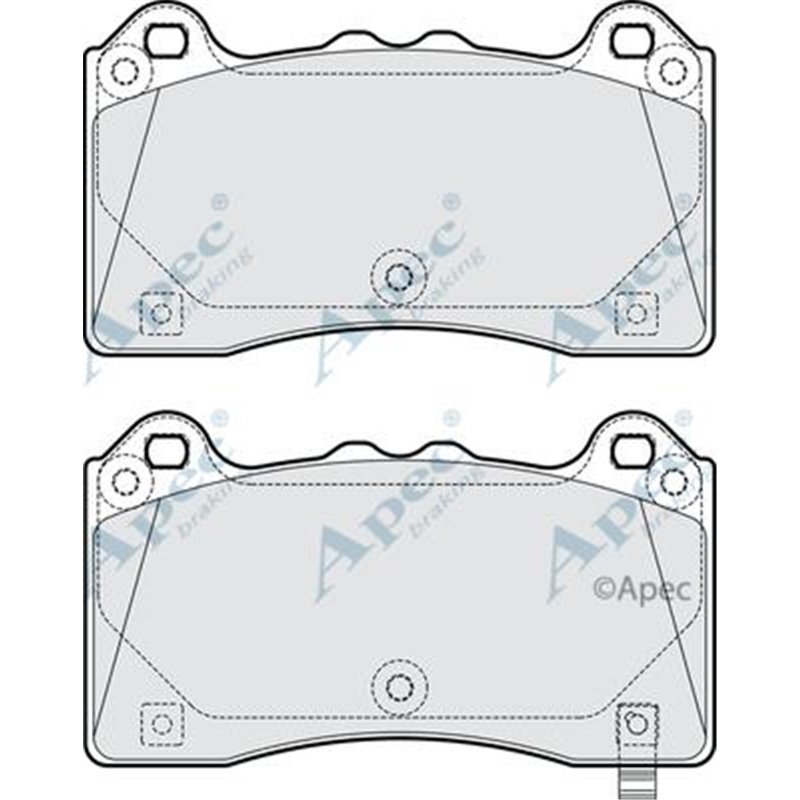 Set placute frana Fata FORD FOCUS III 2.3 07.15-12.17 - Textar-2256901