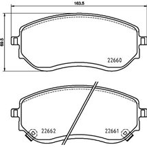 Set placute frana Fata MERCEDES X 470. NISSAN NAVARA NP300 2.3D-3.0D 01.15- - Textar-2266001