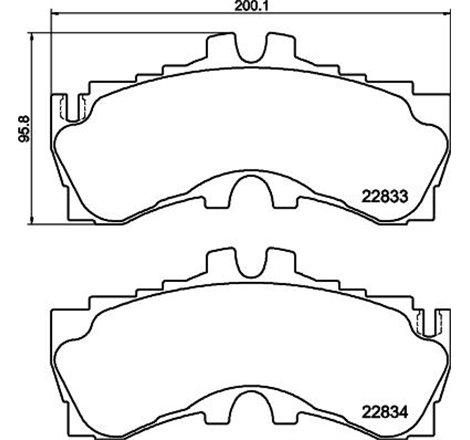 Set placute frana fata STEXUS LC. LS 3.5-3.5H-5.0 11.16- - Textar-2283301