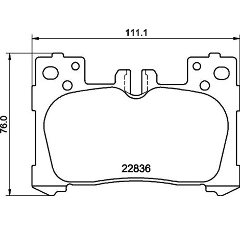 Set placute frana spate STEXUS LC. LS 3.5-3.5H-5.0 11.16- - Textar-2283601