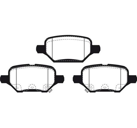 Set placute frana Spate CHEVROLET TRAX. OPEL MOKKA-MOKKA X 1.4-1.8 06.12- - Textar-2293001