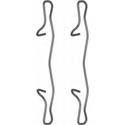 Kit montare placute frana Spate MERCEDES C C204. C T-MODEL S204. C W204. E A207. E C207. GLK X204. VOLVO C30. C40. C70 II. EC40.