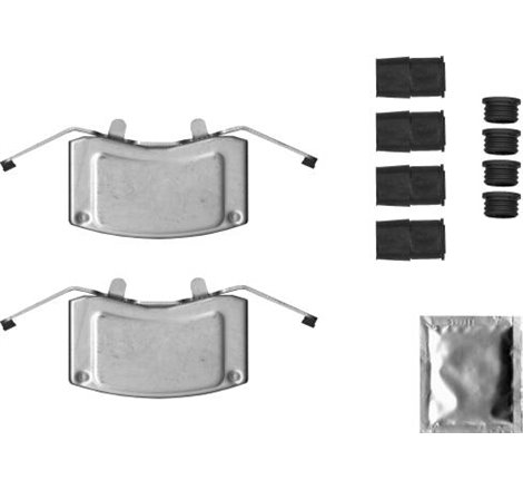 Kit montare placute frana Fata VW CALIFORNIA T6 CAMPER. MULTIVAN T6. TRANSPORTER T5. TRANSPORTER T6. TRANSPORTER T6-CARAVELLE T6