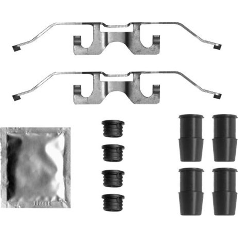 Kit montare placute frana Fata FORD FOCUS III. KUGA II. TOURNEO CONNECT V408 NADWOZIE WIELKO. TRANSIT CONNECT. TRANSIT CONNECT V