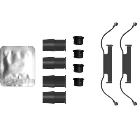 Kit montare placute frana Fata DS DS 7. CITROEN BERLINGO. BERLINGO-MINIVAN. C3 PICASSO. C5 AIRCROSS. FIAT DOBLO. DOBLO-MINIVAN. 