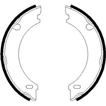 Sabot frana VOLVO 780. 940. 940 II. 960. 960 II. S90 I. V90 I 2.0-2.9 04.86-12.98 - Textar-91048301