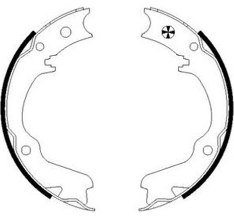 Sabot frana SUBARU FORESTER. IMPREZA. LEGACY I. LEGACY II. LEGACY III. LEGACY OUTBACK. OUTBACK 1.5-3.0 01.89-06.09 - Textar-9105