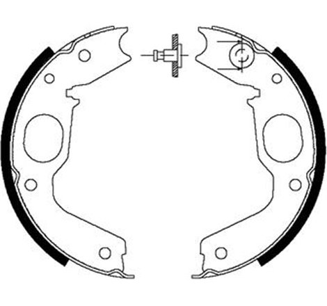 Sabot frana MITSUBISHI DELICA-SPACE GEAR. L400. PAJERO CLASSIC. PAJERO II. PAJERO SPORT I. PAJERO SPORT II 2.4-3.5 12.90- - Text
