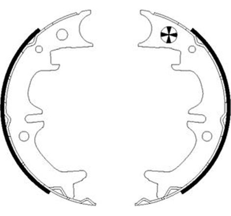 Sabot frana LEXUS ES. RX. TOYOTA AVALON. AVENSIS. CAMRY. CARINA E VI. CARINA V. CELICA. HARRIER. MARK II. SOLARA 1.6-3.5 08.81-0