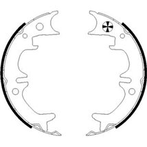 Sabot frana LEXUS ES. RX. TOYOTA AVALON. AVENSIS. CAMRY. CARINA E VI. CARINA V. CELICA. HARRIER. MARK II. SOLARA 1.6-3.5 08.81-0