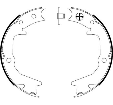 Sabot frana HYUNDAI SANTAMO. MITSUBISHI 3000 GT. ECLIPSE I. ECLIPSE II. ECLIPSE III. GALANT VIII. LANCER V. LANCER VI. SANTAMO 2