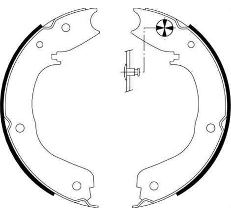 Sabot frana MITSUBISHI PAJERO CLASSIC. PAJERO II. PAJERO III. PAJERO IV. PAJERO SPORT II 2.5D-3.8 04.00- - Textar-91066000