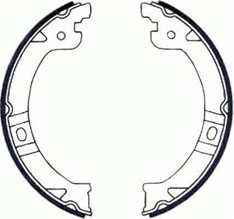 Sabot frana CHRYSLER RAM. VOYAGER III. VOYAGER IV. DODGE CARAVAN 2.0-3.8 01.95-07.09 - Textar-91069600