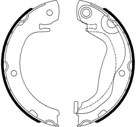 Sabot frana TOYOTA VERSO 1.6-2.2D 04.09-08.18 - Textar-91077300