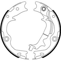 Sabot frana HYUNDAI IX35. KIA SPORTAGE II. SPORTAGE III 2.0-2.0D-2.4 09.04-12.16 - Textar-91078300