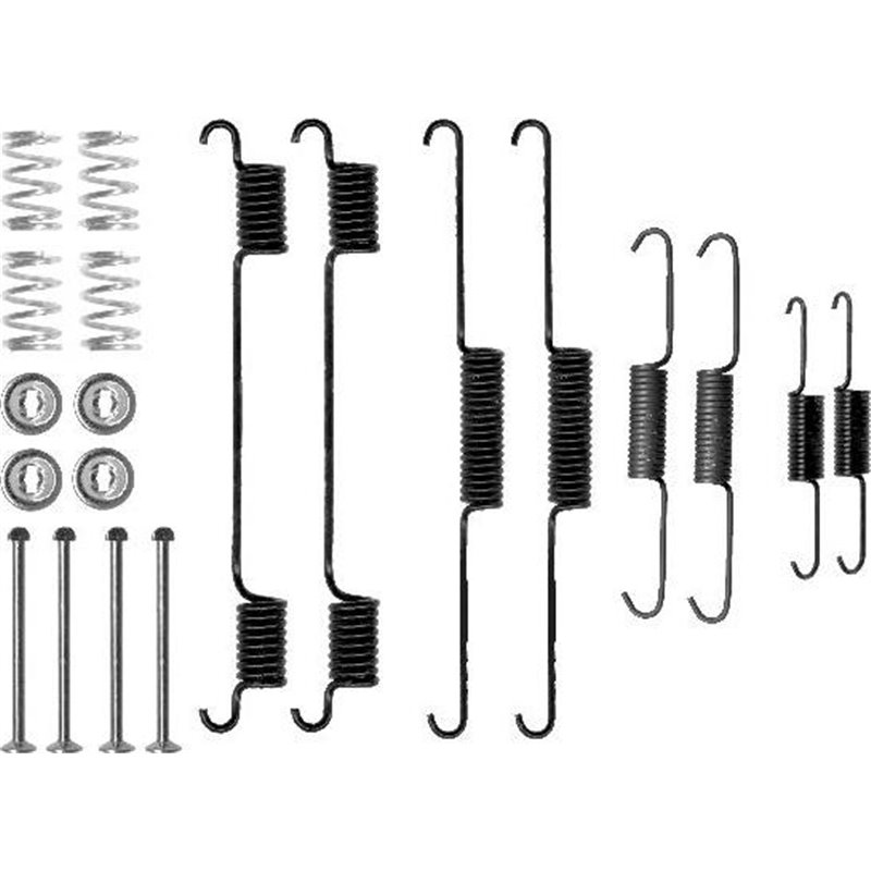 Set saboti frana MANDO HYUNDAI SANTA FÉ I. TRAJET. KIA CARNIVAL I. CARNIVAL II 2.0-3.5 08.99-07.08 - Textar-97030800