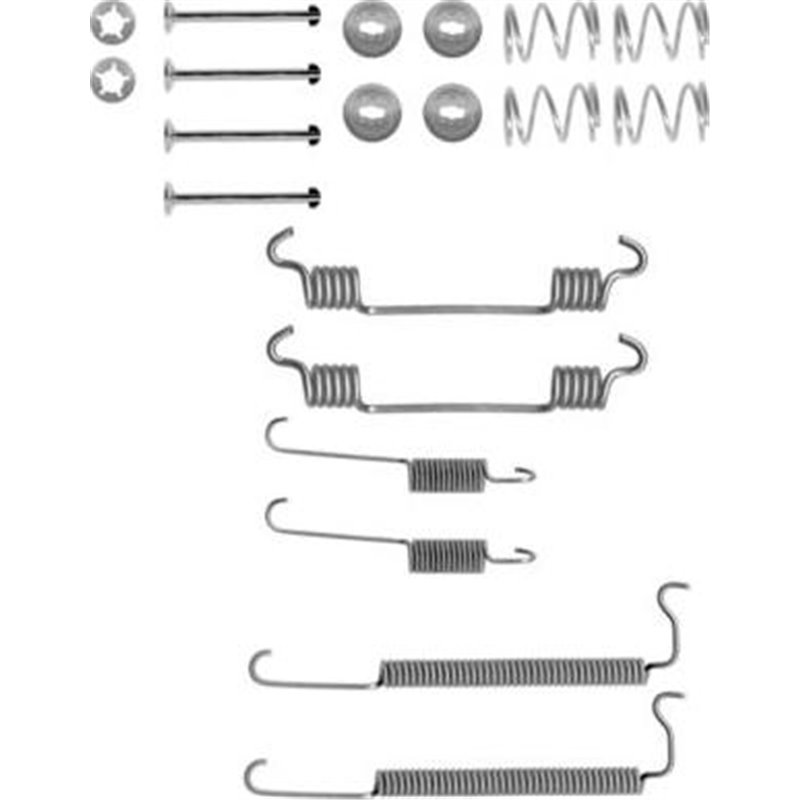 Set saboti frana TRW CHEVROLET AVEO. AVEO-KALOS. LANOS. DAEWOO KALOS. FSO LANOS. OPEL KARL 1.0-1.6 09.02- - Textar-97033700