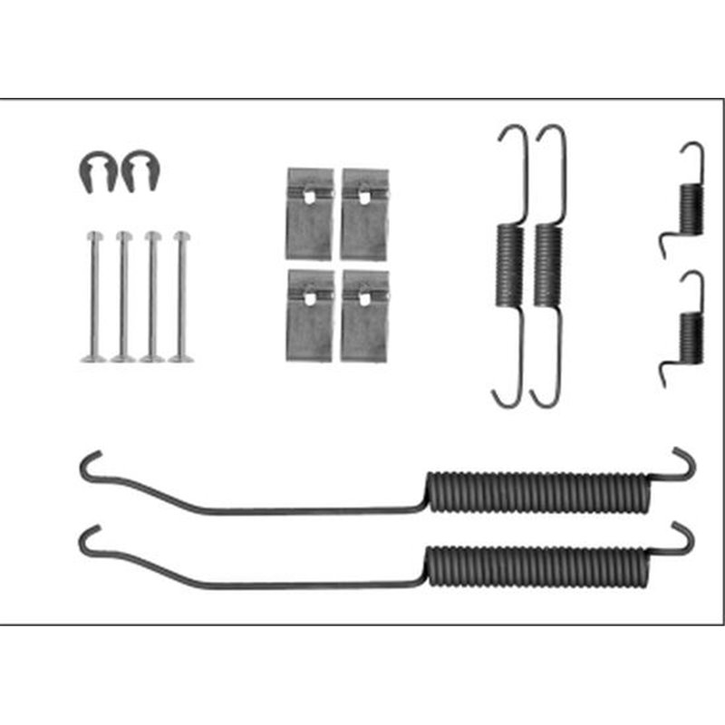 Set accesorii, sabot de frana - Textar-97040300