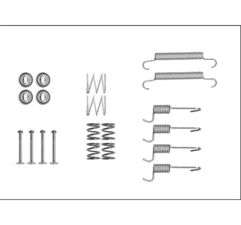 Set saboti frana MANDO HYUNDAI ACCENT III. KIA RIO II 1.4-1.5D-1.6 03.05-12.11 - Textar-97042400