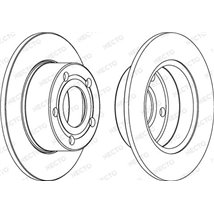 Disc frana - Textar-98200-0575 PRO