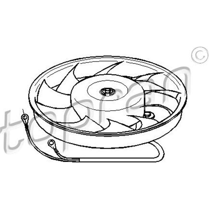 Ventilator. radiator - Topran-103 774 - Topran-103 774