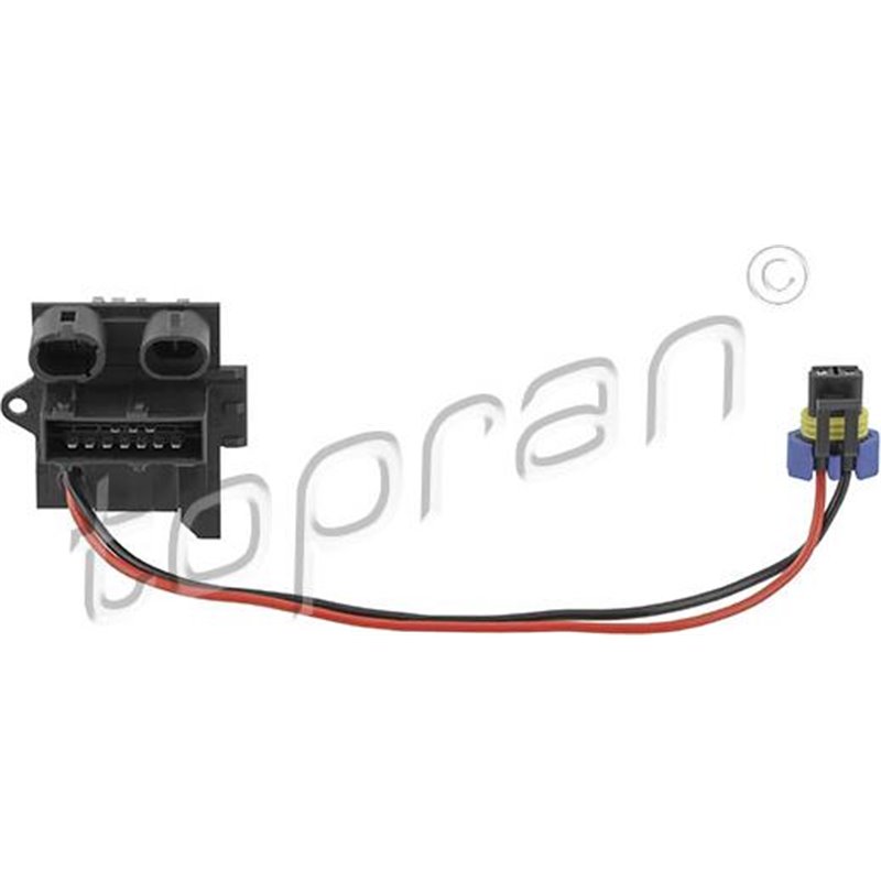 Rezistor. ventilator habitaclu - Topran-701 414 - Topran-701 414