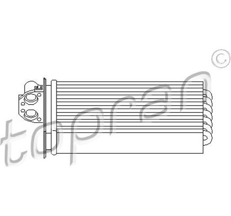 Schimbator caldura. incalzire habitaclu - Topran-721 424 - Topran-721 424