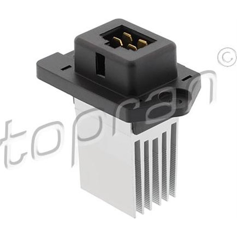 Rezistor. ventilator habitaclu - Topran-821 198 - Topran-821 198