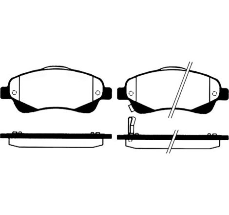 Set placute frana,frana disc - TOYOTA-04465-YZZEV