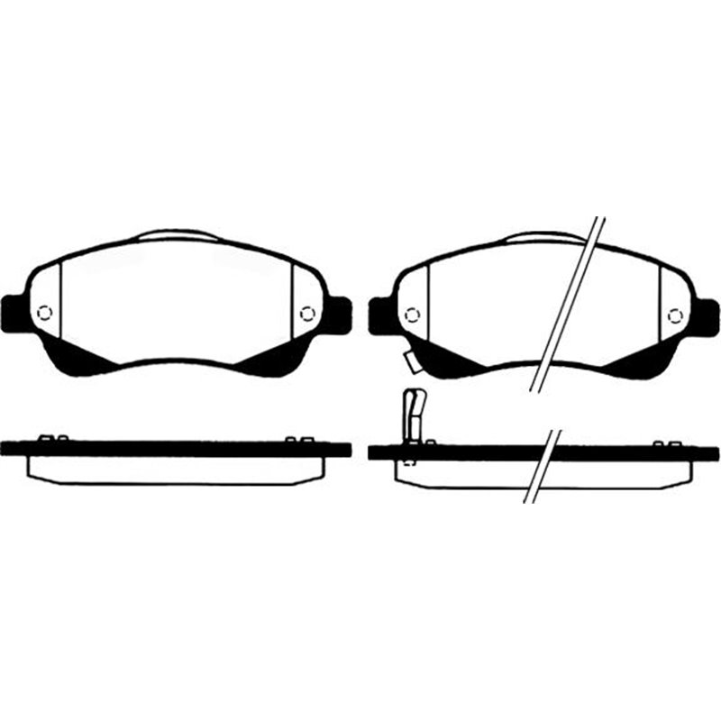 Set placute frana,frana disc - TOYOTA-04465-YZZEV