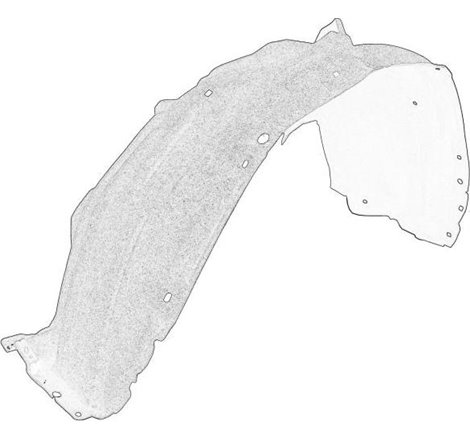 Carenaj,cpasaj roata - TOYOTA-53876-42100