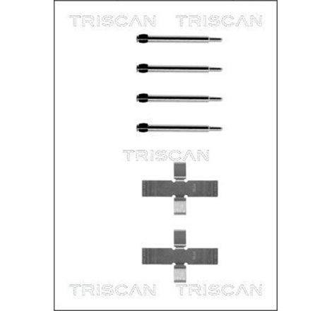 Set accesorii, placute frana - Triscan-8105101288