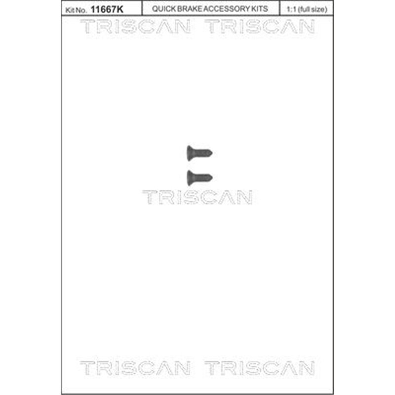 Surub, disc frana - Triscan-8105116008
