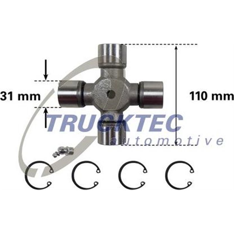 Articulatie, cardan - Trucktec Automotive-01.34.038