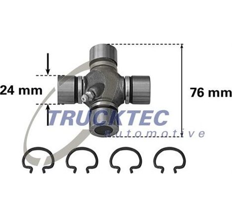Articulatie, cardan - Trucktec Automotive-02.34.017