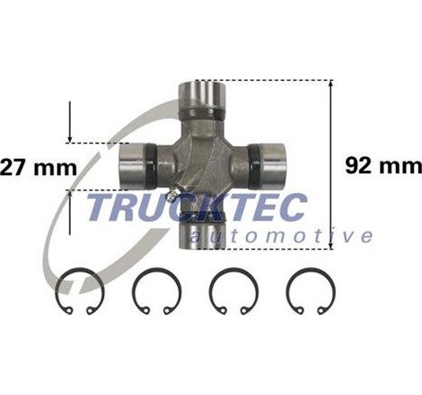 Articulatie, cardan - Trucktec Automotive-02.34.043