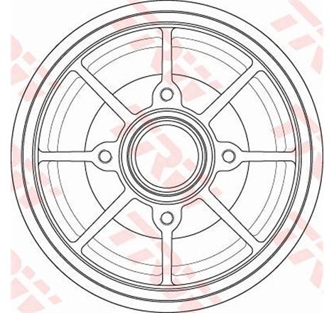 Tambur frana Spate DS DS 3. CITROEN C3-C3 ORIGIN III. C3 II. C3 III. C-ELYSEE. DS3. PEUGEOT 207. 207-HATCHBACK. 207-KOMBI. 208 I