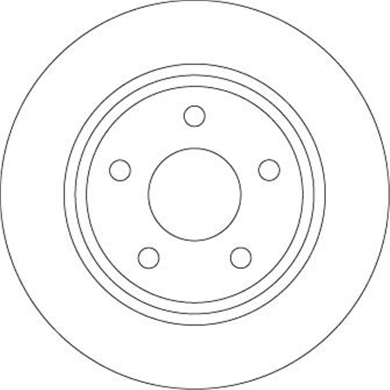 Disc frana Spate DR-ST FORD FOCUS IV 1.0-2.0D 01.18- - TRW-DF6556