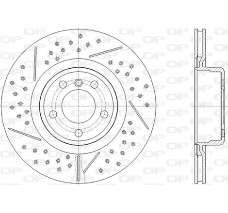 Disc de frana din doua piese Spate DR-ST BMW 1 F20. 1 F21. 2 F22. F87. 2 F23. 3 F30. F80. 3 F31. 3 GRAN TURISMO F34. 4 F32. F82.