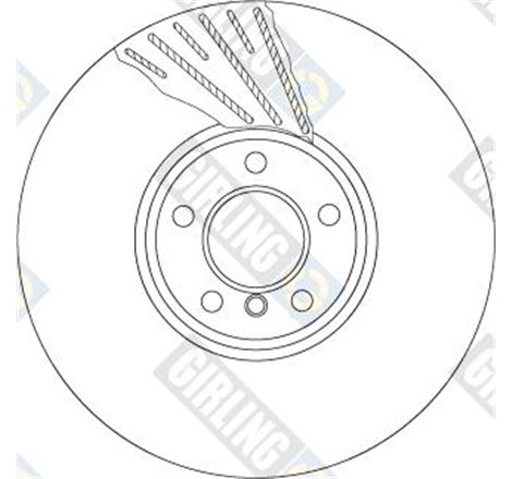 Disc de frana din doua piese Fata Dreapta BMW 5 GRAN TURISMO F07. 7 F01. F02. F03. F04 3.0D-6.0 09.08-02.17 - TRW-DF6623S