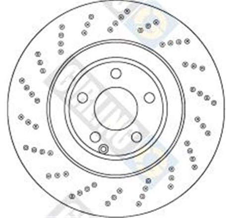 Disc frana Fata DR-ST MERCEDES CLS C218. CLS SHOOTING BRAKE X218 3.0-3.0D-3.5 01.11-12.17 - TRW-DF6668S
