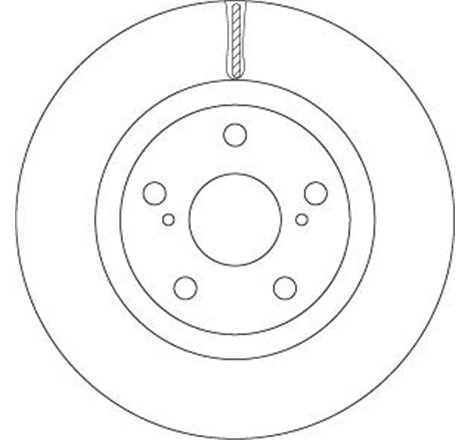 Disc frana Fata DR-ST PONTIAC VIBE. TOYOTA AURIS. AVALON. CAMRY. MARK X ZIO I. PRIUS PLUS. RAV 4 III. RAV 4 IV 1.8H-3.5 01.05- -