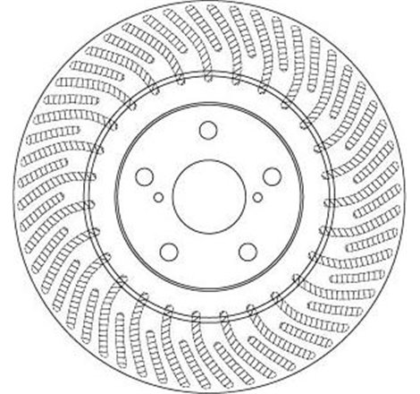 Disc frana Fata Stanga LEXUS GS. IS II. IS III. RC. TOYOTA MARK X II 2.0-4.6 04.05- - TRW-DF6692S