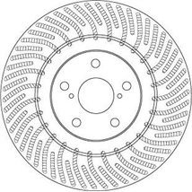 Disc frana Fata Stanga LEXUS GS. IS II. IS III. RC. TOYOTA MARK X II 2.0-4.6 04.05- - TRW-DF6692S