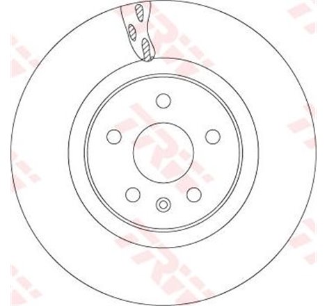 Disc frana Fata DR-ST TESLA MODEL S. MODEL X Electric 09.12- - TRW-DF6700S