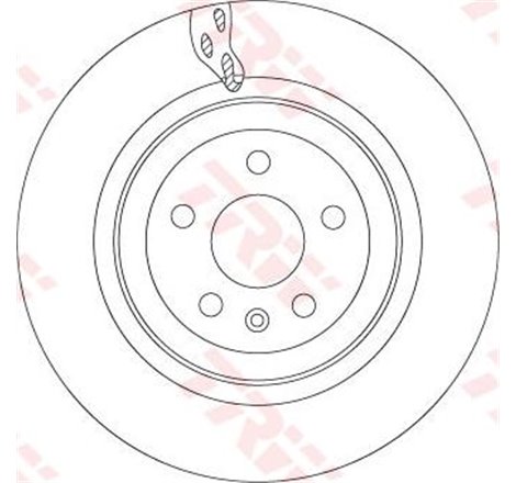 Disc frana Spate DR-ST TESLA MODEL S. MODEL X Electric 09.12- - TRW-DF6702S