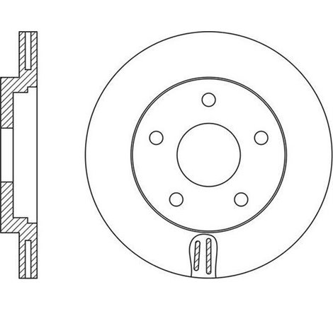Disc frana Fata DR-ST MAZDA 3. 3-HATCHBACK. CX-3 1.5-2.2D 07.13- - TRW-DF6731